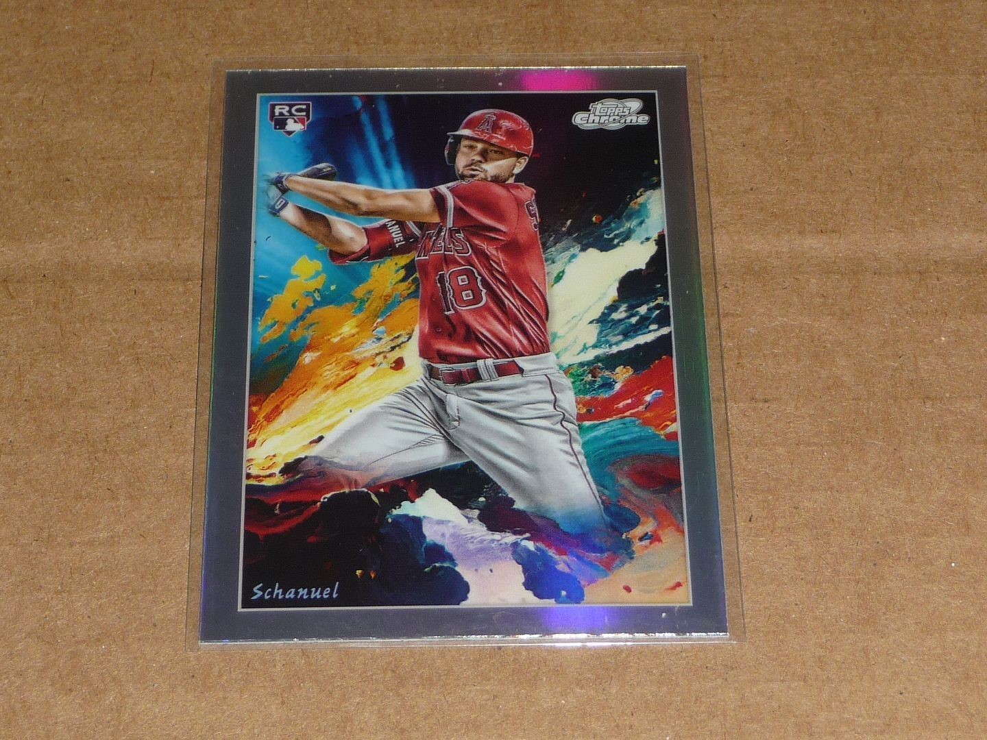 2024 Topps Chrome COSMIC STARS IN THE NIGHT NOLAN SCHANUEL ANGELS #11 B175