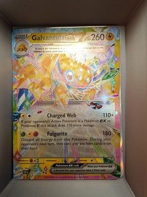 Pokemon TCG Stellar Crown #051 Galvantula EX
