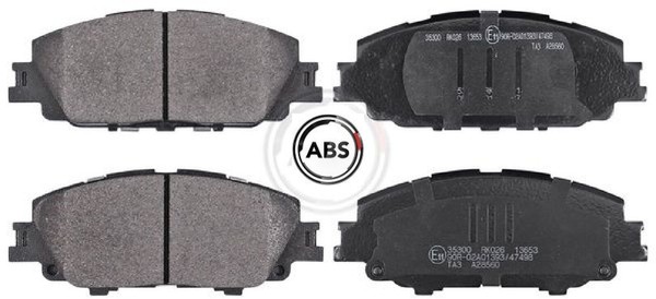 A.B.S. 35300 Bremsbelagsatz FüR Scheibenbremse Bremsbelagsatz FüR Toyota-image