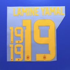 Lamine Yamal 2026 España Talla Jugador Conjunto de Nombres Nombre Número ID Impresión