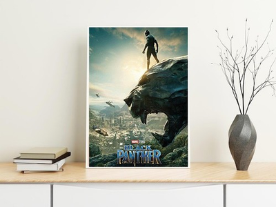 #ad #ad Black Panther Movie Poster for Room amp; Office $14.90