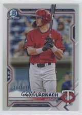 2021 Bowman Chrome Prospects Refractor 294/499 Trevor Larnach #BCP-80 0c37