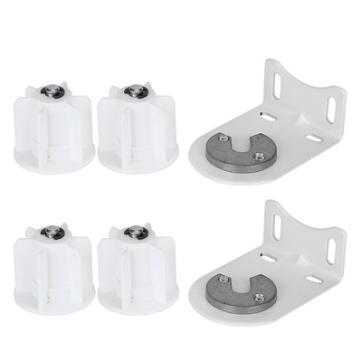 GE 2Pcs Bearing Straight Center Bracket Manual Electric Curtain Lifting Roller D