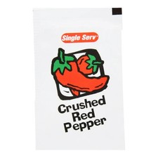 Crushed Red Pepper, 1g Packets, 200 Count, Single Serve Portion