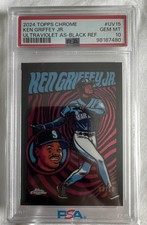 2024 Topps Chrome Ultraviolet All-Stars Ken Griffey Jr UV-15 Black Refractor /10