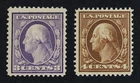 CKStamps: US Stamps Collection Scott#376 377 3c 4c Mint LH OG