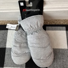 Hotfingers Gray Mittens Gloves Youth Size 5-6