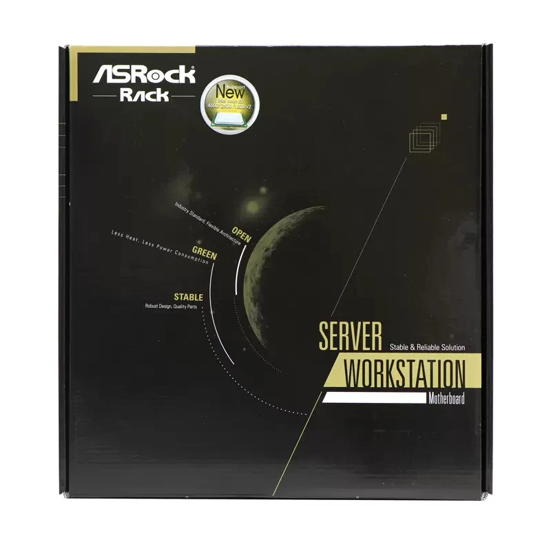 ASRock Rack EP2C602-S6/D16 server workstation mainboard Dual CPU LGA2011 E5 - Image 3 of 4