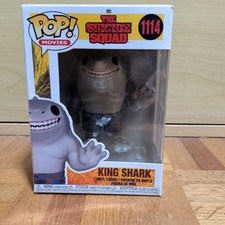 KING SHARK Figure The Suicide Squad Vinyl 10cm Collectible Used