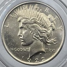 1922 Peace Dollar $1 Silver Coin Philadelphia Circulated