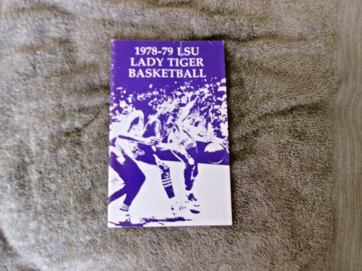 1978-79 LSU LADY TIGERS BASKETBALL MEDIA GUIDE Yearbook JULIE