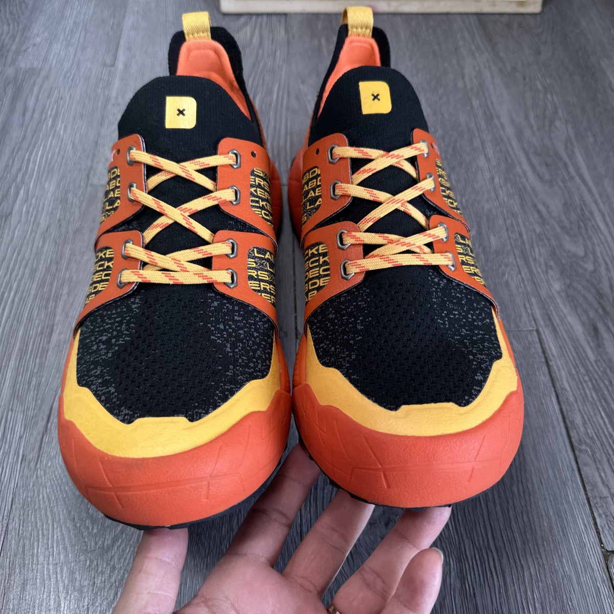 Deckers X Lab Matryx X-scape Knit Men's 9 Trail Orange Running