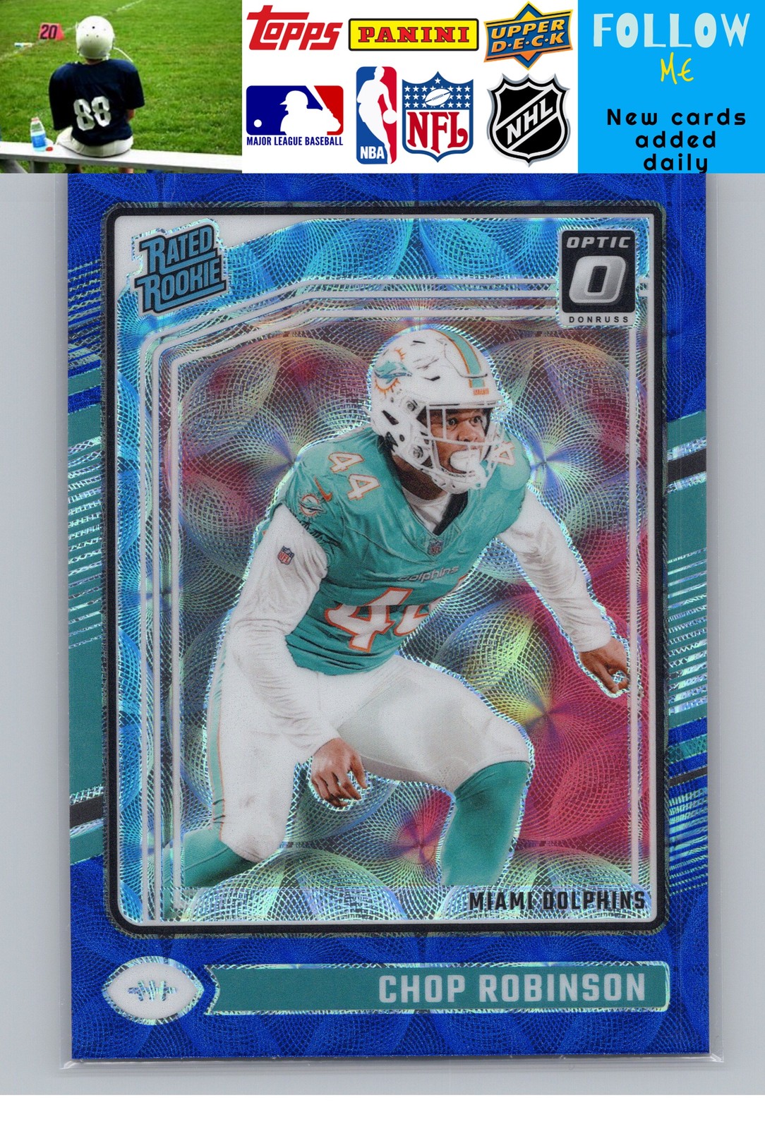 2024 Donruss Optic #219 Chop Robinson Blue Scope