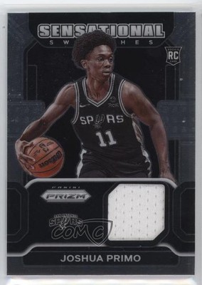 2021-22 Panini Prizm Sensational Swatches Joshua Primo #SW-JPR 1i3i