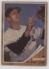 1962 Topps Jim Davenport #9 14tz