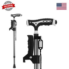 Hold 440 Lbs Walking Cane for Men Women Aluminum Alloy Lightweight Height A...