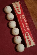 6 Vintage Harvard Jet Table Tennis  Balls Made In England With Original Box