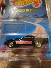 Hot Wheels 1986 #1457 ‘80s Corvette, Speed Fleet Vintage shipped with protector