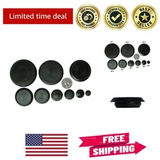 50-Piece Flush Head Hole Plug Assortment for Auto Body & Sheet Metal Repairs