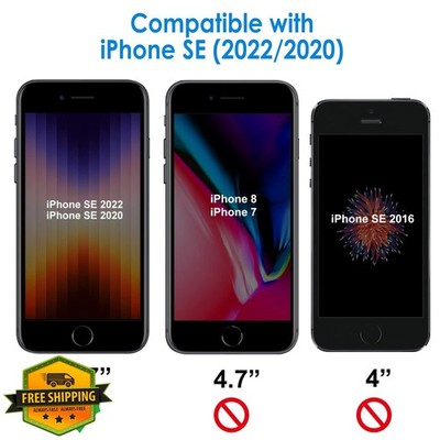 JETech iPhone SE 3/2 4.7'' Screen Protector 3pk Tempered