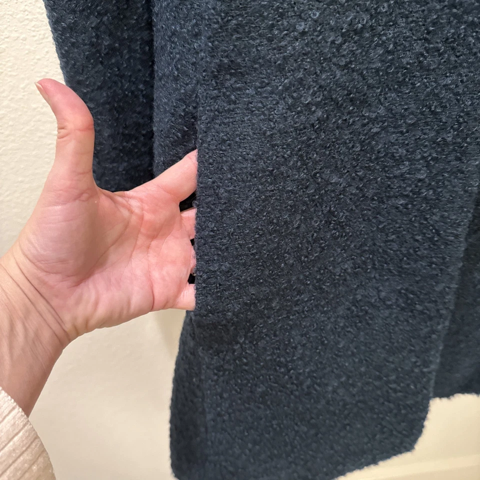 Alfani женщин шерстяная смесь пальто темно-зеленый размер маленький новый с Ярлыками шарф включены. - Изображение 4 из 4