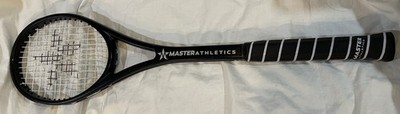 Master Athletics TR40 Lite black Used Tennis Training Racquet Grip Size 4_1/4