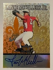 2012 Leaf Valiant Draft LANCE MCCULLERS On-Card Auto Orange Rookie RC 44/99. rookie card picture