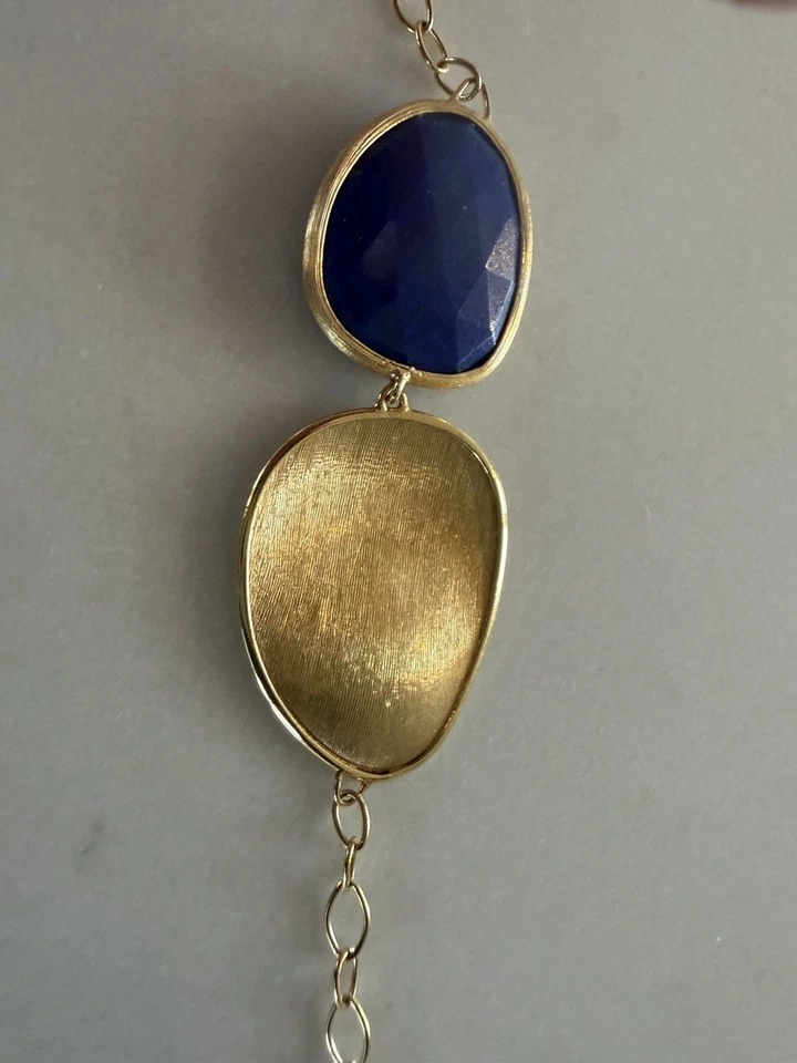 "Collar Marco Bicego 18k oro 18"" y lapislázuli" Foto 3 de 4