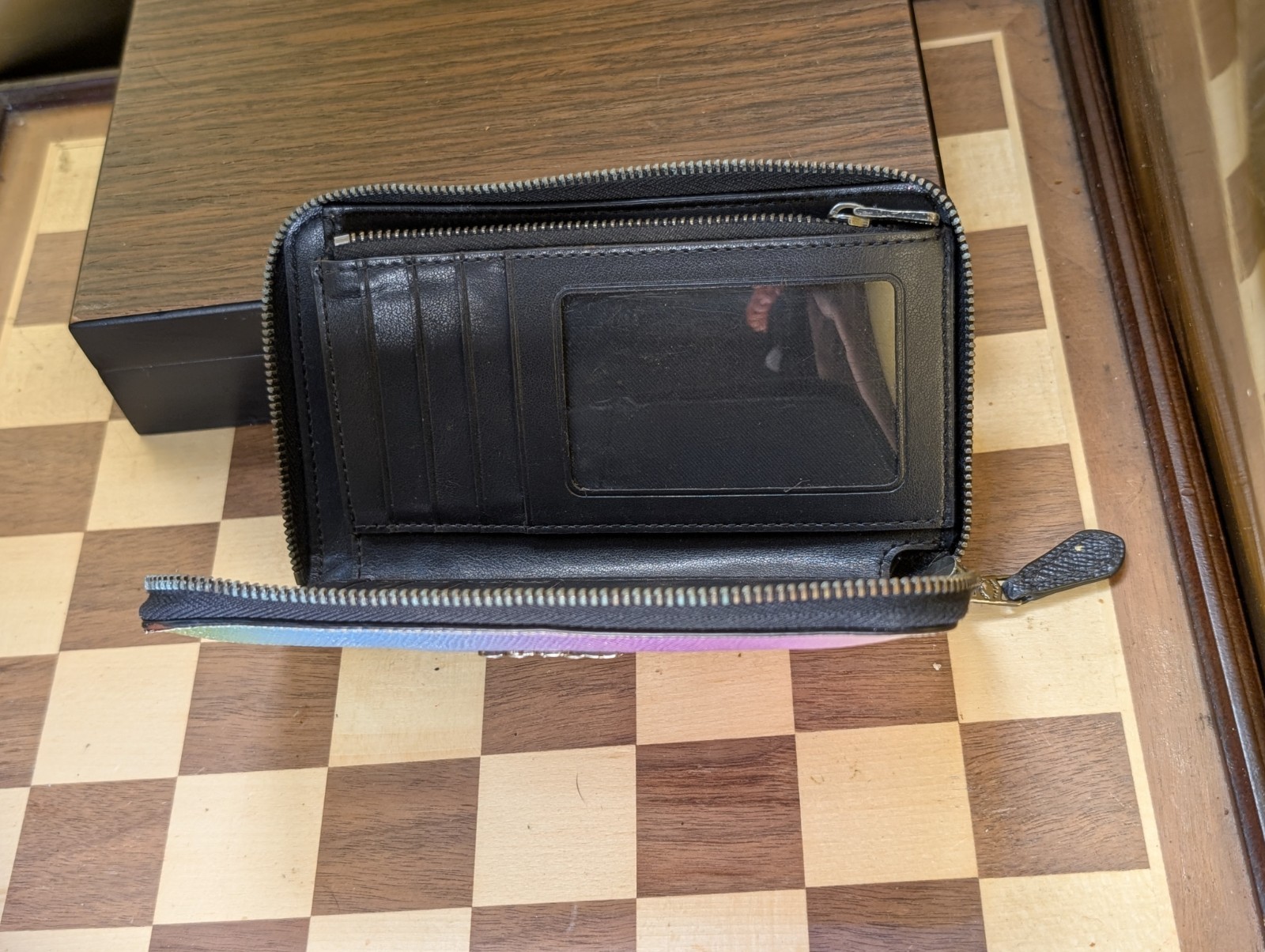 Coach AUTHENTIC Medium Multicolor Gradient Zip-Ar… - image 3