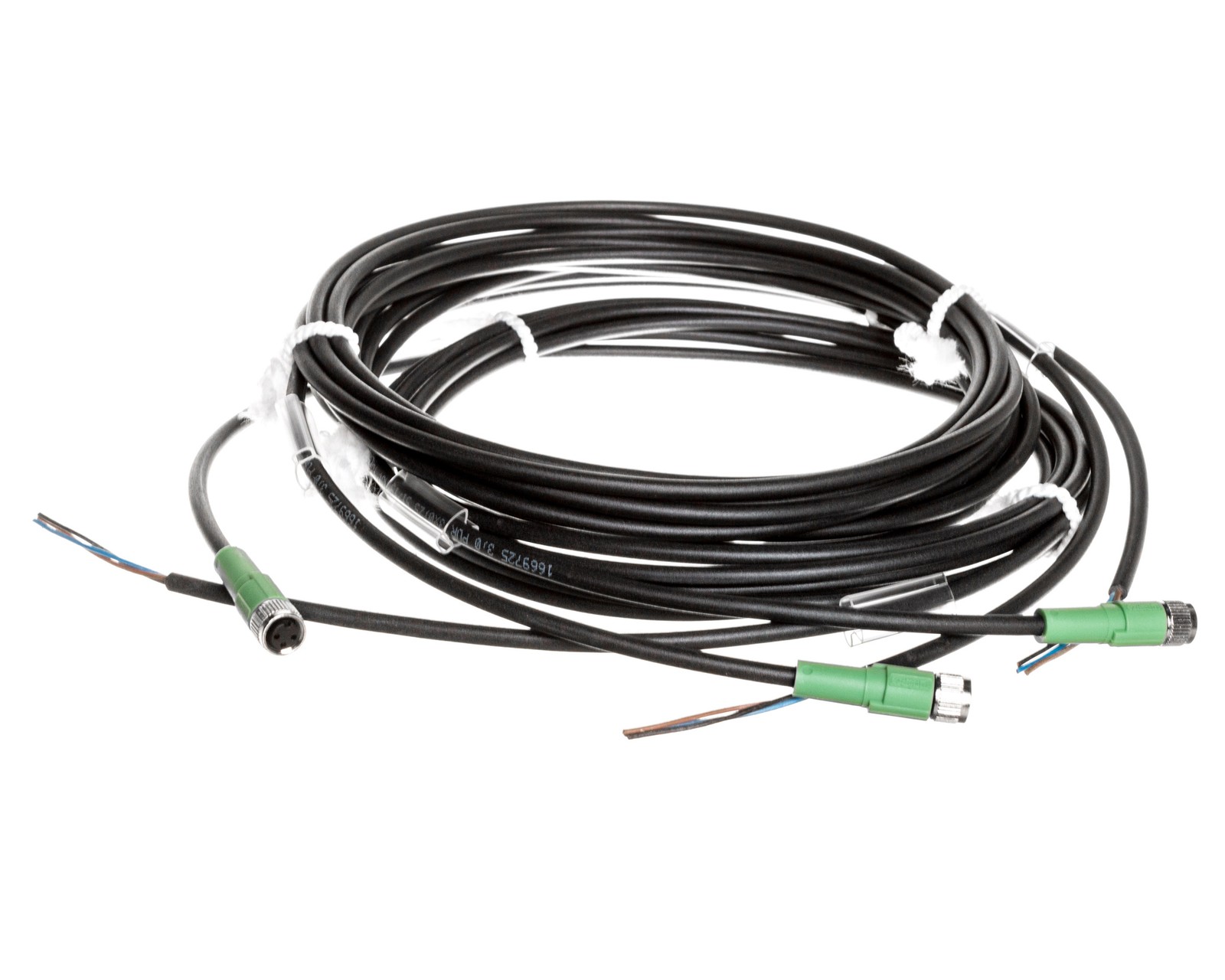 Sensor cable 3-pin straight M8 slot free end 3m SAC-3P-3,0-PUR/M 8FS 1669725