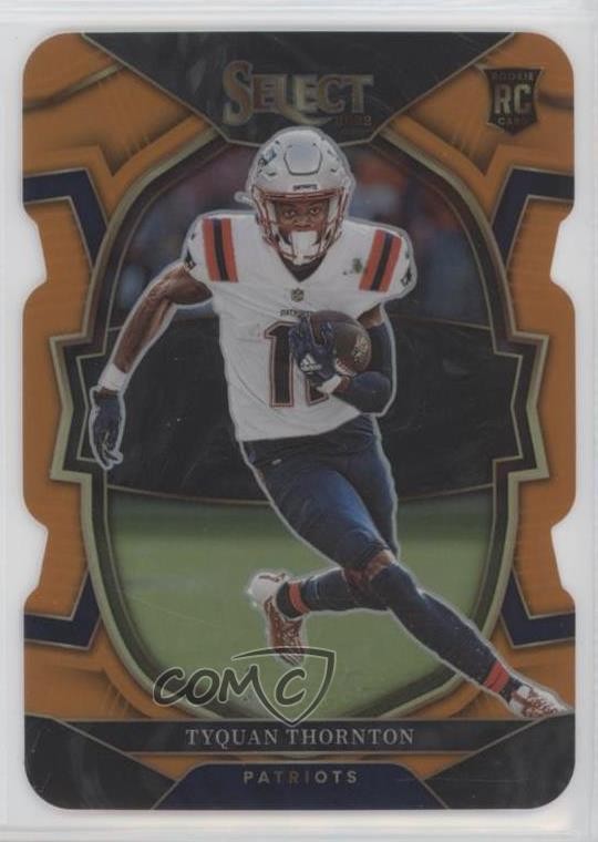 2022 Panini Select Concourse Orange Prizm Die-Cut 3/199 Tyquan Thornton #93 0q27