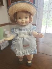1984 Vintage vinyl Little Debbie doll 12" with hat hairnet shoes