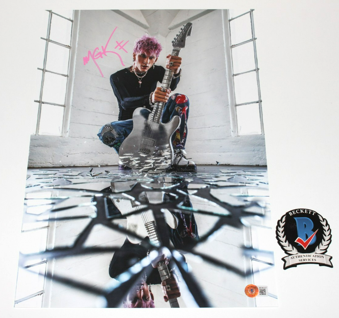 MACHINE GUN KELLY SIGNED MAINSTREAM SELLOUT 11x17 ALBUM POSTER 1