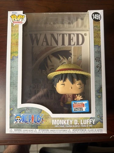 G7 Funko Pop! One Piece NYCC Exclusive MONKEY D. LUFFY Poster Vinyl Figure 1459