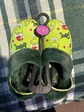 Primark Grinch Clogs Fur Lined Size 5 New