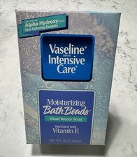 Vaseline Intensive Care Moisturizing Bath Beads ISLAND BREEZE 15 oz Vitamin E