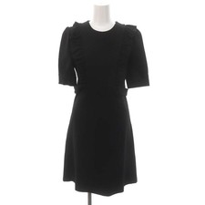 ăDressesăGUCCI Back Ribbon Ruffle Dress Knee-Length Short Sleeves Size S