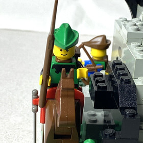 Vtg. LEGO Castle: Camouflaged Outpost (6066) Missing Feathers - Used