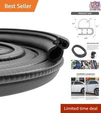 Weather Stripping Rubber Seal 33ft For Cars Boats Trucks Rvs Noise Waterproof