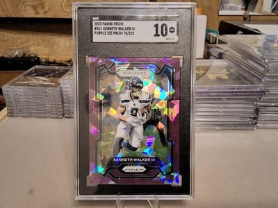 2023 Panini Prizm - Kenneth Walker III #261 Purple Ice Prizm /225