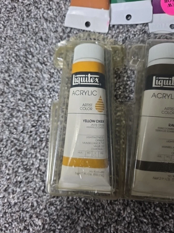 Artist Grade Modern Acrylic Paint Lot 45+ Tubes - Winsor Newton, Blick, Liquitex - Image 2 of 4