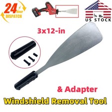 Windshield Extractor Bullet Blades Kit Auto Glass Removal Tool Wadapter 3x12