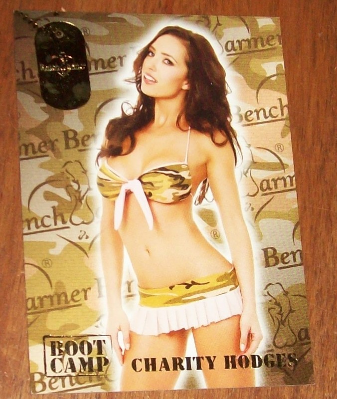 2008 Charity Hodges Boot Camp Bench Warmer Card