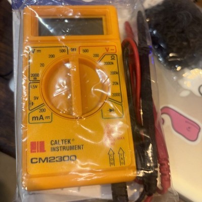 Two CAL TEK  Caltek Instrument CM2300A Multimeters