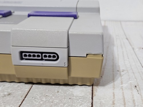 Super Nintendo SNES Console SNS-001 With Controller And Power Cable Tested READ - Picture 4 of 18