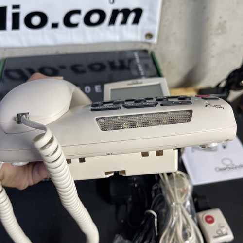 ClearSounds Wzmocniony telefon przewodowy SOS CSC600ERSOS Telefon alarmowy SZYBKA WYSYŁKA USA - Zdjęcie 10 z 22