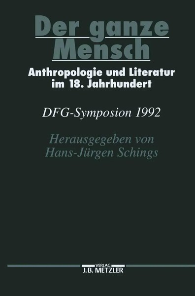 Hans-JüRgen Schings | Der Ganze Mensch | Buch | Deutsch (1994) | Vii-image