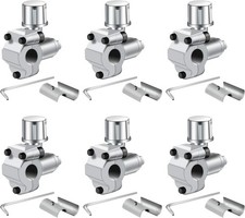 6 Pack BPV-31 Bullet Piercing Valve Line Tap Valve Kits Adjustable Valve for Air