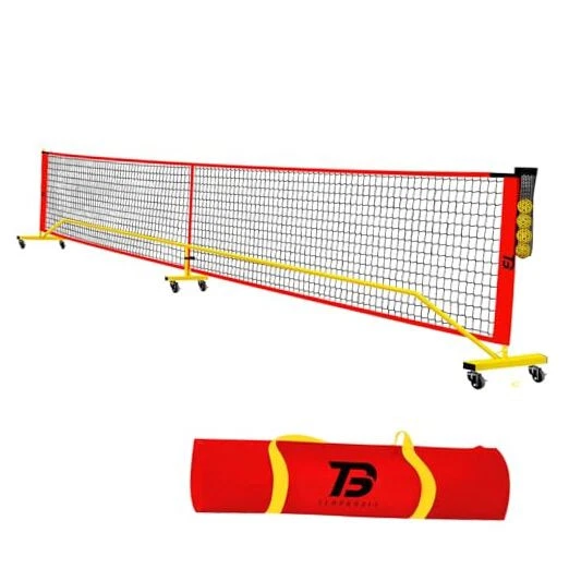 Pickleball Net with Wheels,22FT Regulation Size Portable Pickleball Net,with Pickleball Net with Wheels,22FT Regulation Size Portable Pickleball Net,with