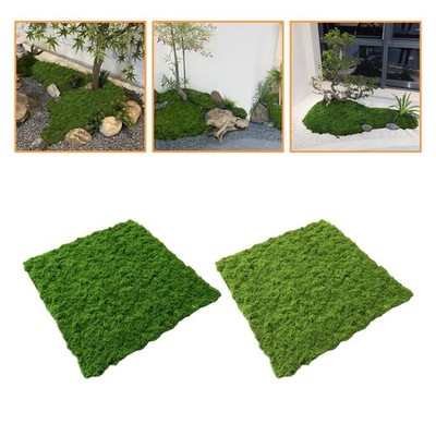 Artificial Green Plants Faux Moss Planters Outdoor Decorative Moss for Potted